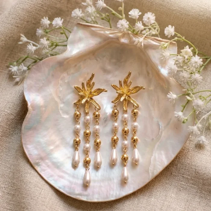 The Lilly & Dewdrop Grandeur Earrings