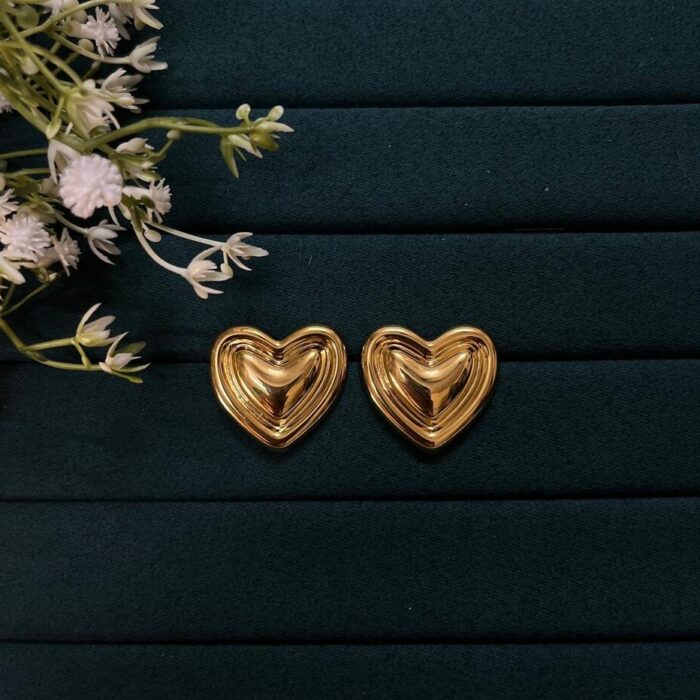 The Radiant Heart Studs