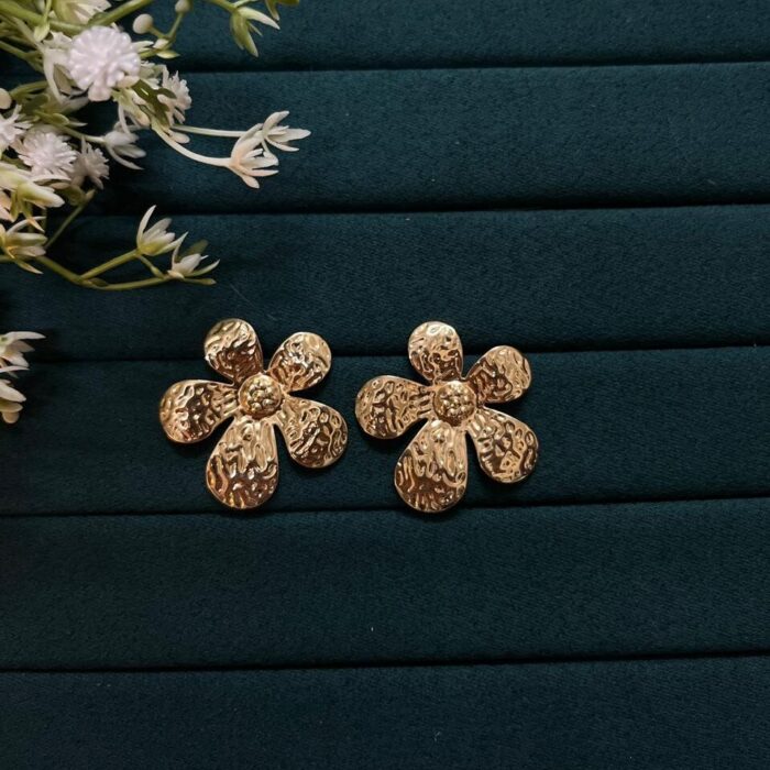 Gilded Petal Studs