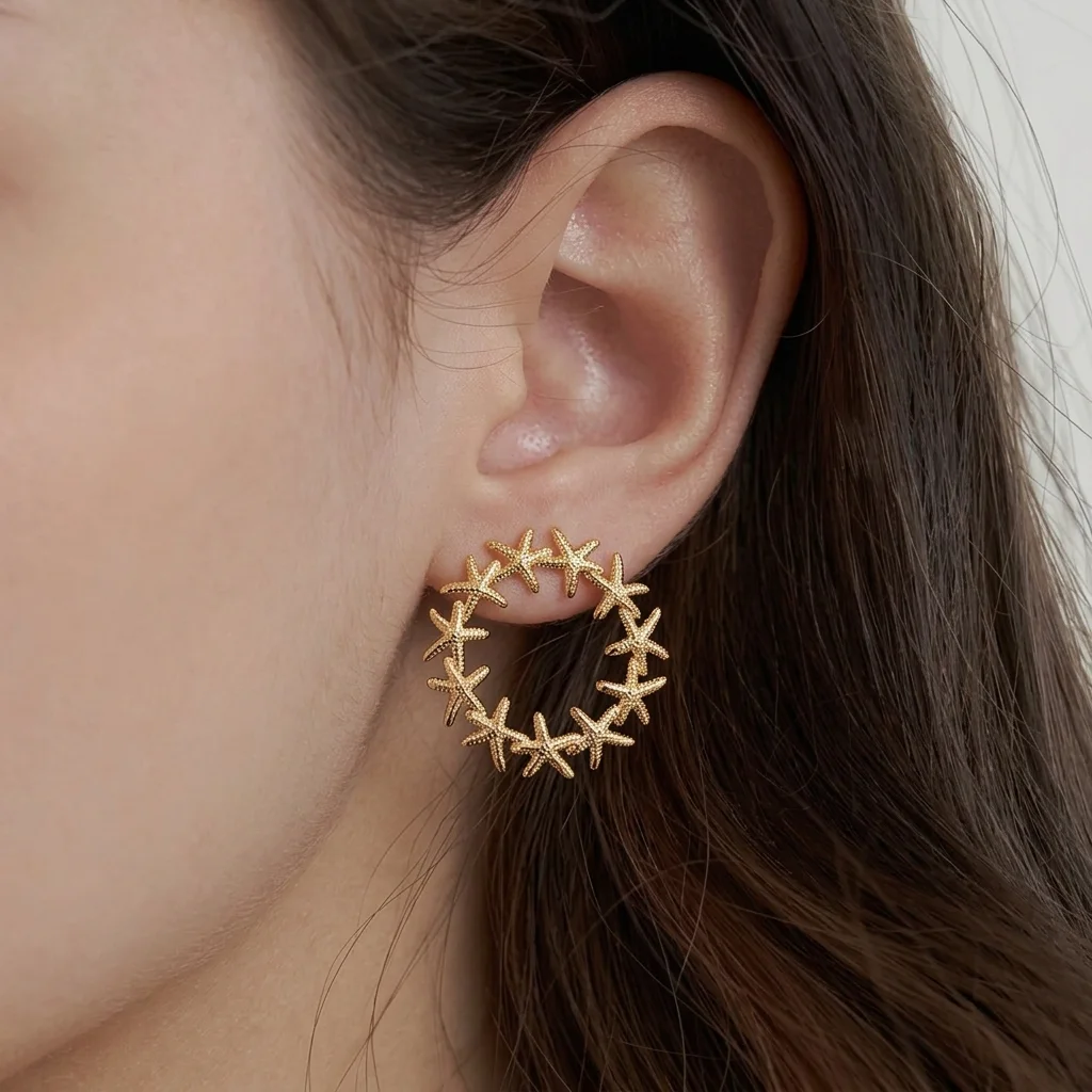 The Astraea Circle Earrings