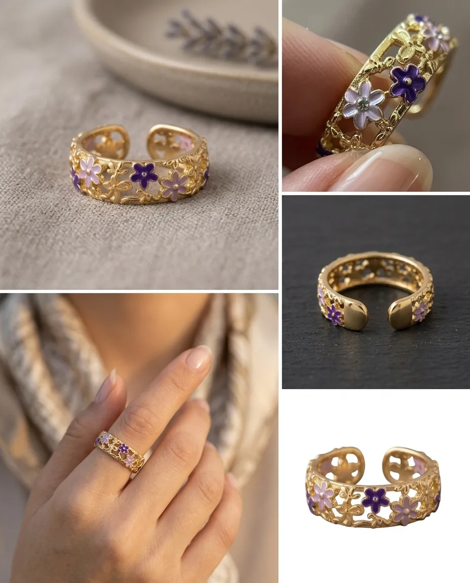 Lavender Meadow Ring - Image 4