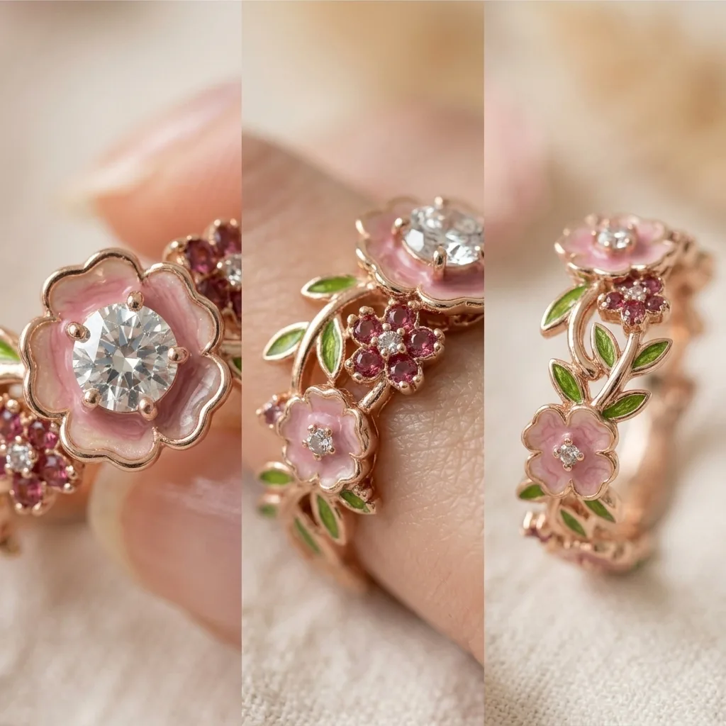 Rose Blush Eternal Bloom Ring - Image 2