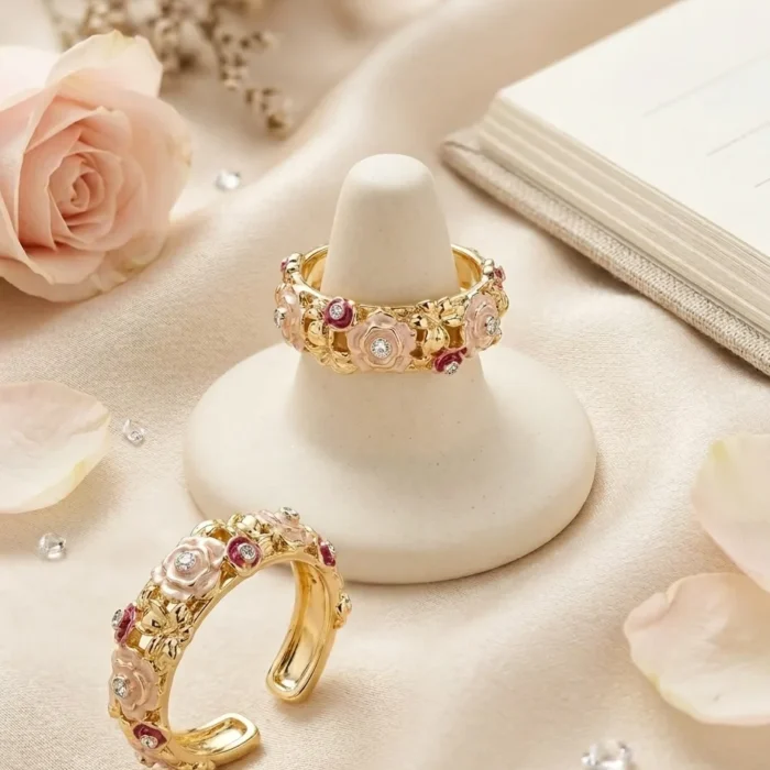 The Vintage Rose Garland Ring