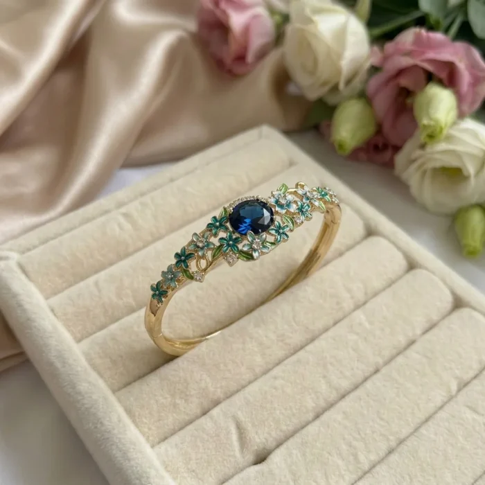 Sapphire Heirloom Bangle
