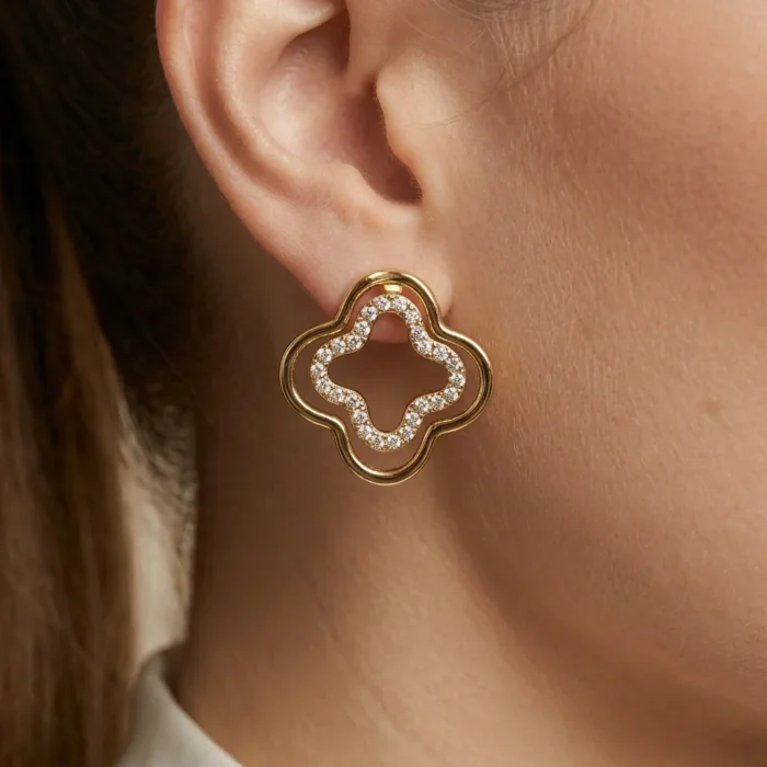 Gleam Clover Earrings