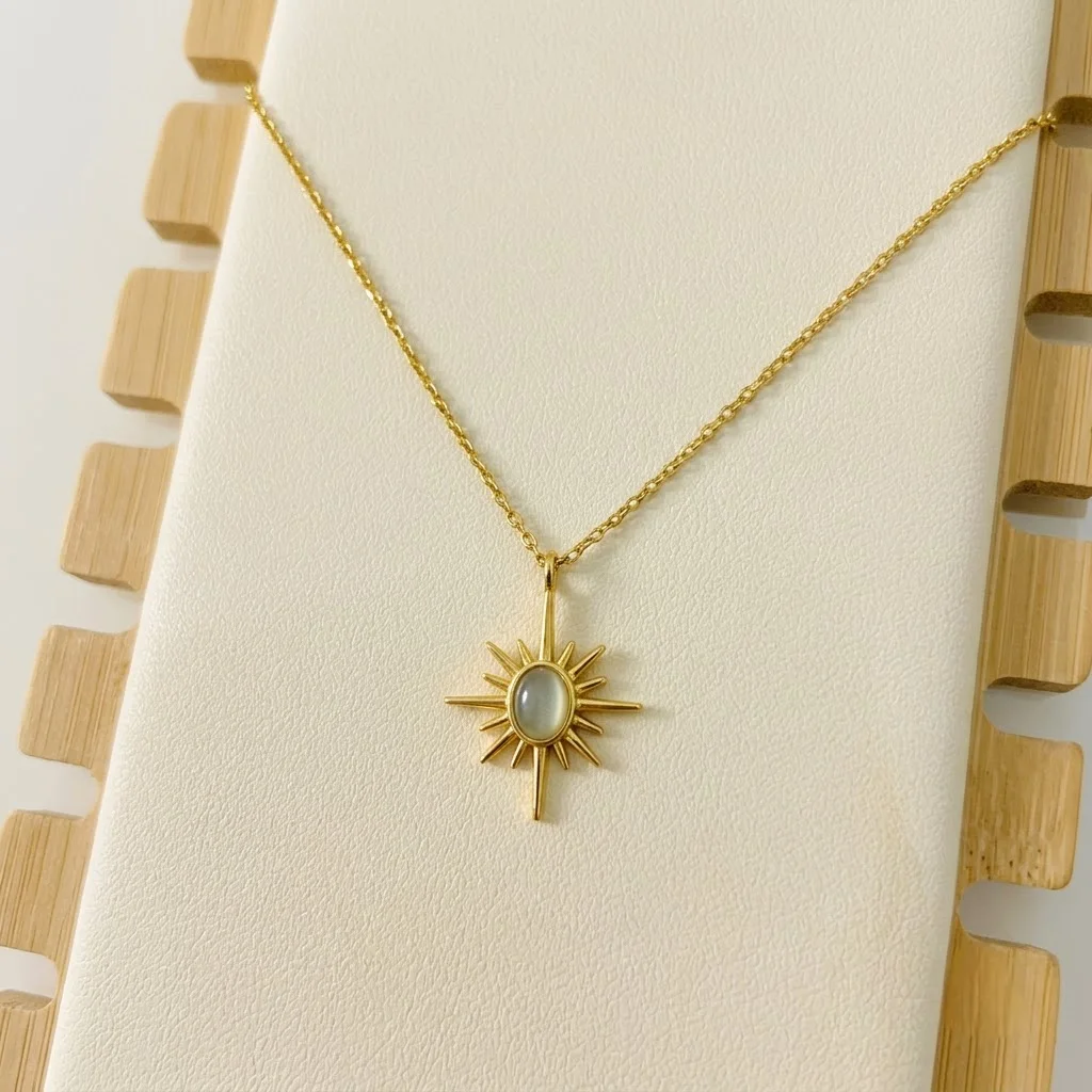 Celestial Sol Gold Necklace
