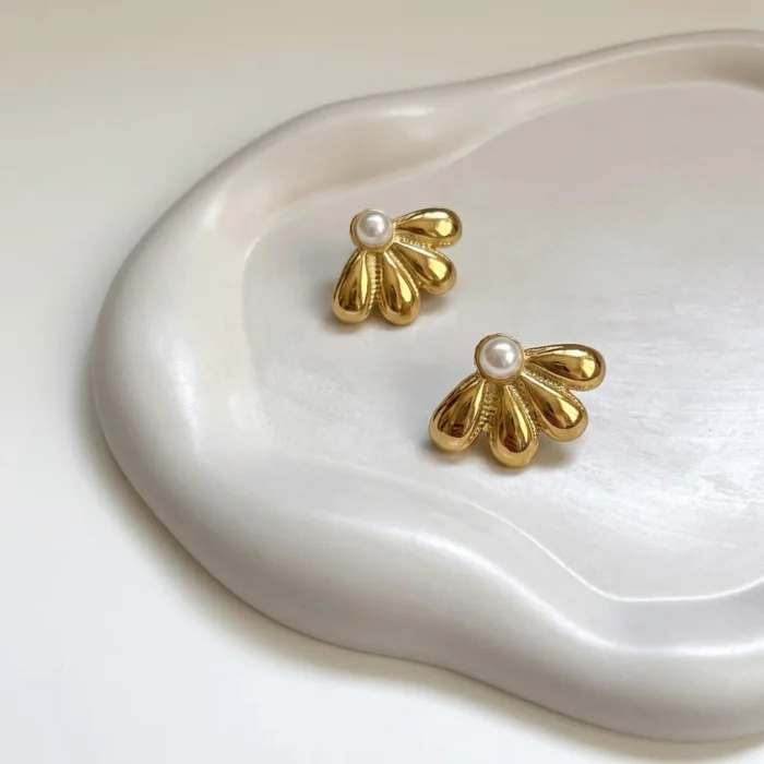Pearl Stud Earrings